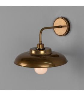 Darya Outdoor Wall Light Antique Brass Opal Glass IP65-2