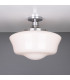 Schoolhouse Globe Ceiling Light Polished Chrome-1