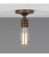 Bexter Vintage Flush Ceiling Light Antique Brass-1