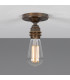 Bexter Vintage Flush Ceiling Light Antique Brass-2