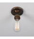 Bexter Vintage Flush Ceiling Light Antique Brass-3