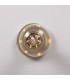 Bexter Vintage Flush Ceiling Light Satin Brass-4