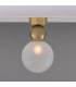 Helena Globe Ceiling Light Satin Brass Frosted-1