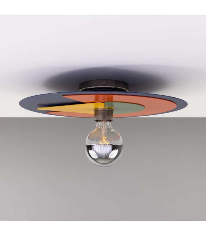 Neptune Ceiling Light Antique Silver-2