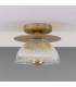 Eclipse Ceiling Light Satin Brass-1