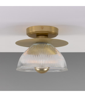 Eclipse Ceiling Light Satin Brass-1