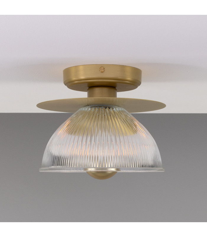 Eclipse Ceiling Light Satin Brass-3