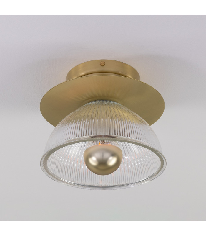Eclipse Ceiling Light Satin Brass-4