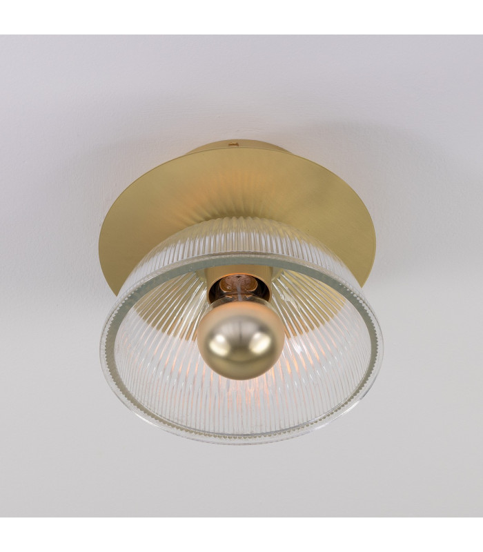Eclipse Ceiling Light Satin Brass-5