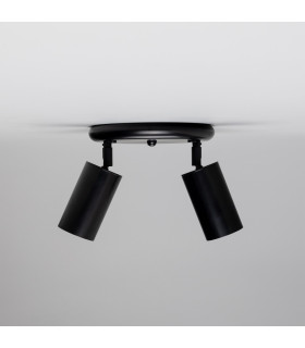 Evanston Two Light Spotlight Powder-Coated Matte Black-1