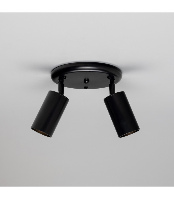 Evanston Two Light Spotlight Powder-Coated Matte Black-2