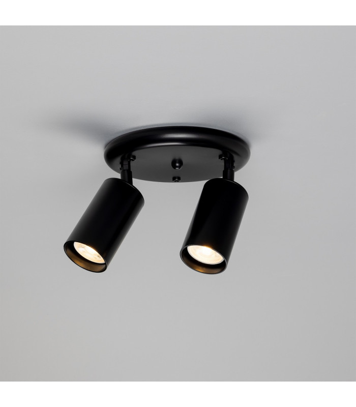 Evanston Two Light Spotlight Powder-Coated Matte Black-3