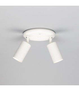 Evanston Two Light Spotlight Powder-Coated White-2