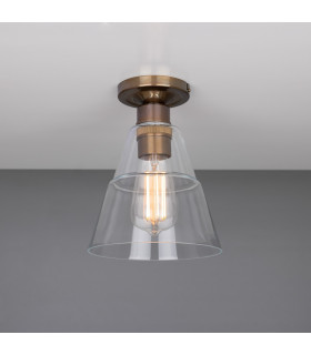 Rigale Flush Fitting Antique Brass-1