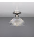 Erbil Prismatic Flush Ceiling Fitting Antique Silver-2