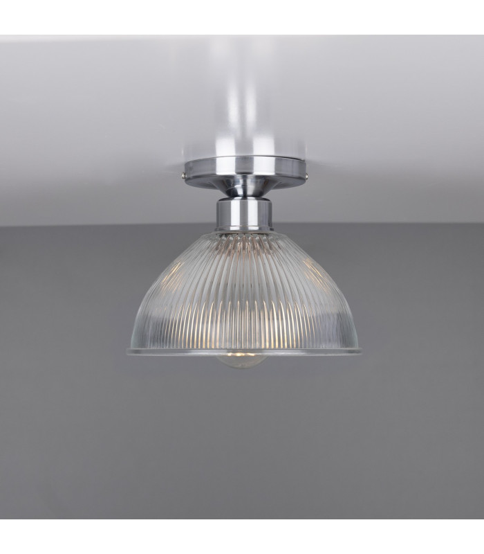 Erbil Prismatic Flush Ceiling Fitting Polished Chrome-2