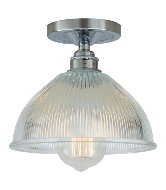 Erbil Prismatic Flush Ceiling Fitting Polished Chrome-3