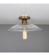 Calix Flush Ceiling Fitting Antique Brass-1