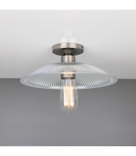 Calix Flush Ceiling Fitting Antique Silver-1