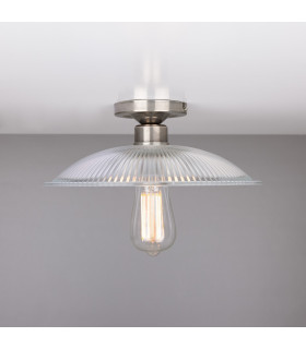 Calix Flush Ceiling Fitting Antique Silver-2