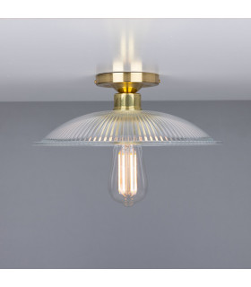 Calix Flush Ceiling Fitting Polished Brass-2