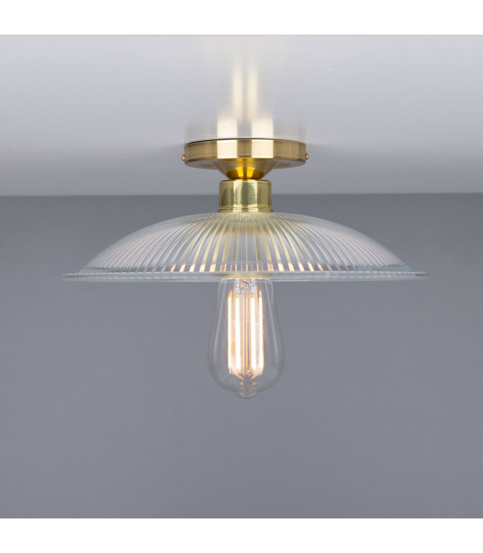 Calix Flush Ceiling Fitting Polished Brass-2