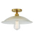 Calix Flush Ceiling Fitting Polished Brass-3