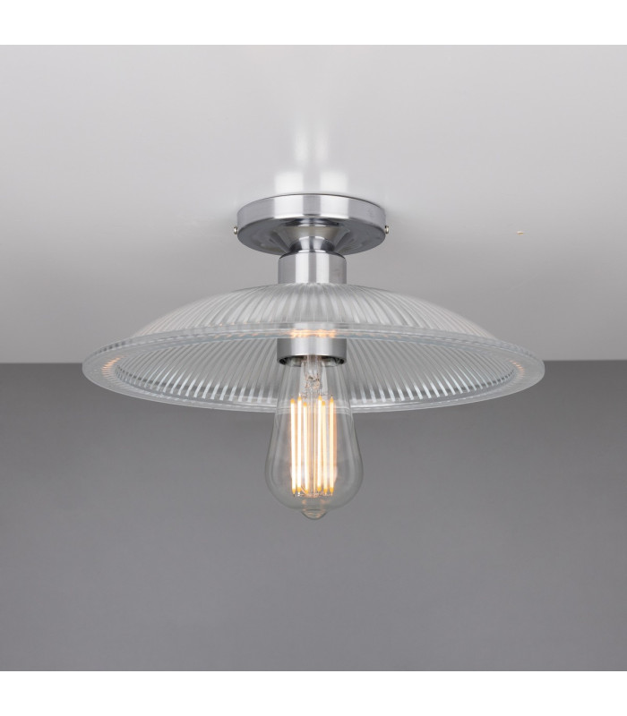 Calix Flush Ceiling Fitting Polished Chrome-1