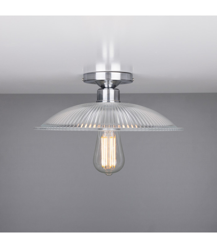 Calix Flush Ceiling Fitting Polished Chrome-2