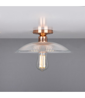Calix Flush Ceiling Fitting Polished Copper-2