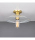 Calix Flush Ceiling Fitting Satin Brass-1