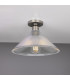Hanoi Holophane Flush Ceiling Fitting Antique Silver-1