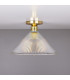 Hanoi Holophane Flush Ceiling Fitting Polished Brass-2