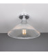 Hanoi Holophane Flush Ceiling Fitting Polished Chrome-1