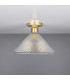Hanoi Holophane Flush Ceiling Fitting Satin Brass-2