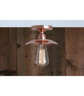 Suva Flush Ceiling Fitting Copper-1