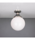 Yerevan 20cm Globe Ceiling Light Antique Silver-1