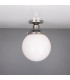 Yerevan 20cm Globe Ceiling Light Antique Silver-2