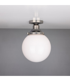 Yerevan 20cm Globe Ceiling Light Antique Silver-2