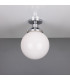 Yerevan 20cm Globe Ceiling Light Polished Chrome-1