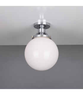 Yerevan 20cm Globe Ceiling Light Polished Chrome-1