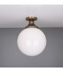 Yerevan 25cm Globe Ceiling Light Fitting Antique Brass-1