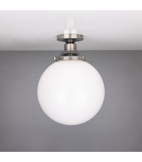 Yerevan 25cm Globe Ceiling Light Fitting Antique Silver-2