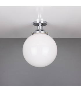 Yerevan 25cm Globe Ceiling Light Fitting Polished Chrome-1