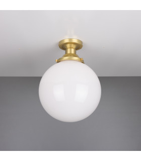 Yerevan 25cm Globe Ceiling Light Fitting Satin Brass-1