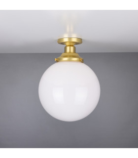 Yerevan 25cm Globe Ceiling Light Fitting Satin Brass-2