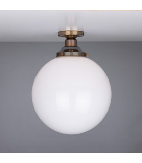 Yerevan 30cm Globe Ceiling Fitting Antique Brass-2