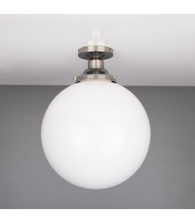 Yerevan 30cm Globe Ceiling Fitting Antique Silver-1