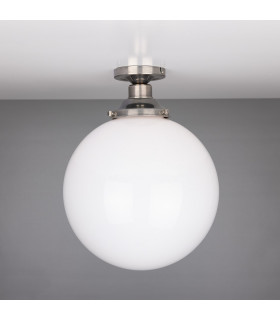 Yerevan 30cm Globe Ceiling Fitting Antique Silver-2