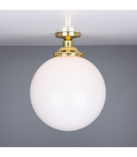 Yerevan 30cm Globe Ceiling Fitting Polished Brass-2